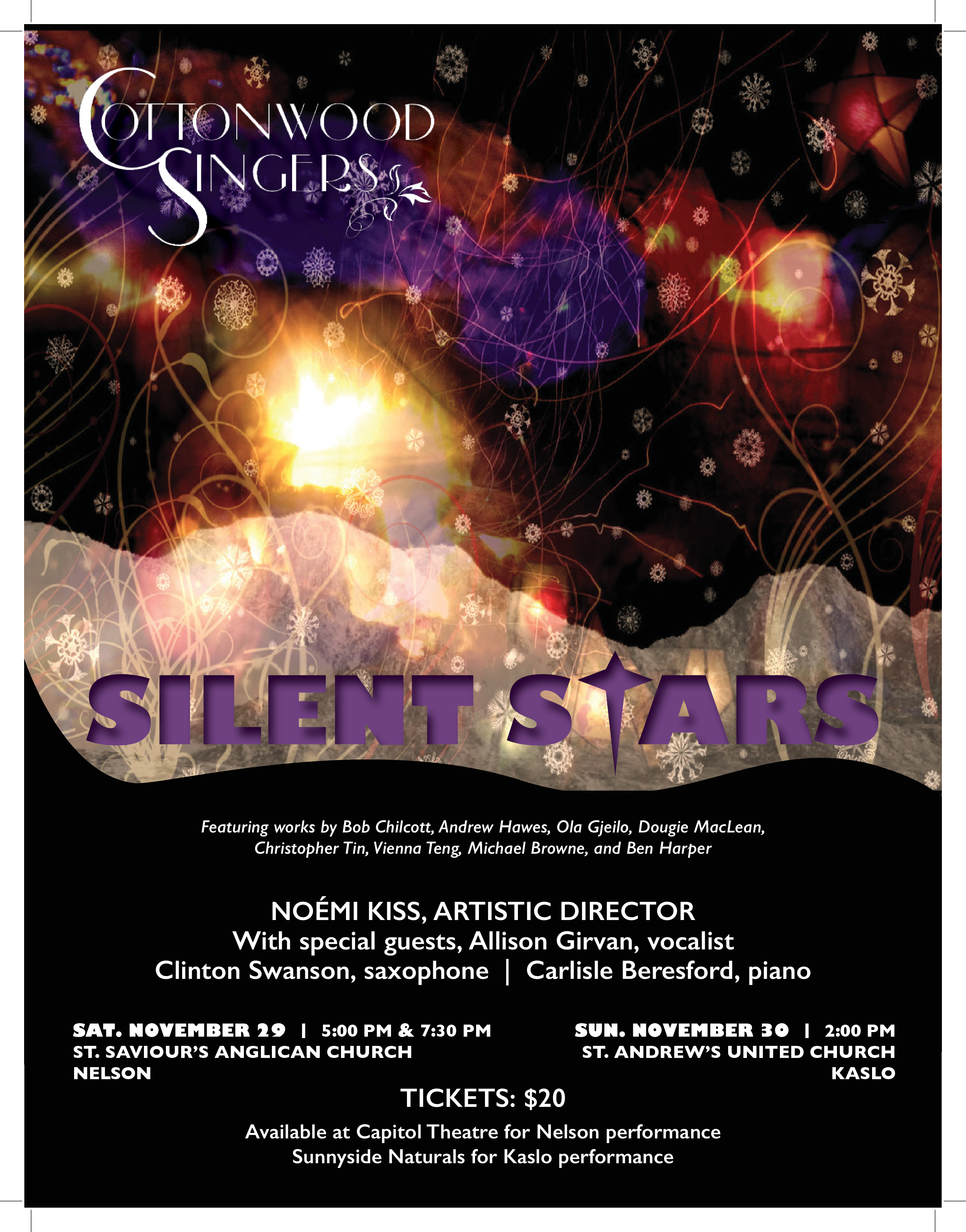 Cottonwood Singers: Seasonal Music Concert